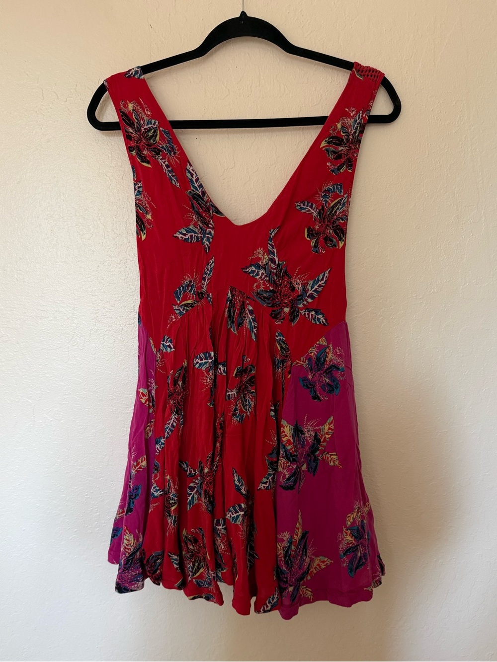 Free People Floral mini dress size small